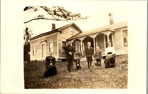 Marathon, New York Residence RPPC (1913) - Bild 1 von 2