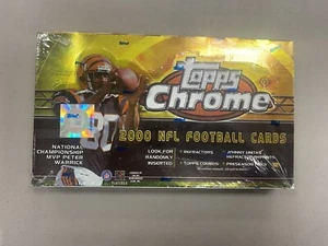 2000 NFL FOOTBALL TOPPS CHROME - FACTORY-SEALED BOX (24 PACKS) ๐ฅ๐ฅ - Picture 1 of 5