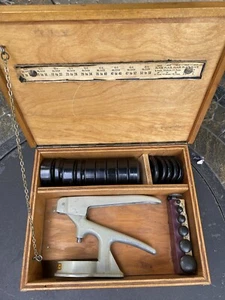 VINTAGE GS FLEXO POCKET WRIST WATCH CRYSTAL PRESS WATCHMAKER REPAIR TOOL W/BOX - Picture 1 of 10