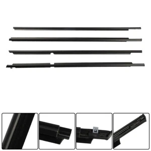 Suitable For 2003-2009 Toyota 4Runner Car Window Outside Pressure Strip Black - Picture 1 of 10