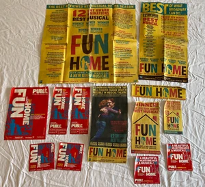 13 divertidos anuncios/reseñas de periódicos musicales en casa de Broadway/fuera de Broadway RARO - Imagen 1 de 1