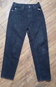 Levi 550 Jeans Mens Black Denim Dark Wash - Picture 1 of 5