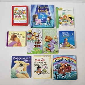 Christliche Tafelbücher 10 Bibelgeschichten Jesus Gebete Vorschule Kleinkinder - Bild 1 von 13