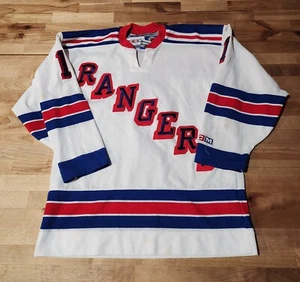 New York Rangers Hockey Jersey CCM Youth Large / XL NHL Vintage Stitched Kids - Picture 1 of 4