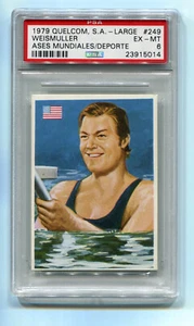 1979 Quelcom Large U.S.A. 249 Johnny Weissmuller PSA 6 NQ Olympics Pop 1 Highest - Picture 1 of 2