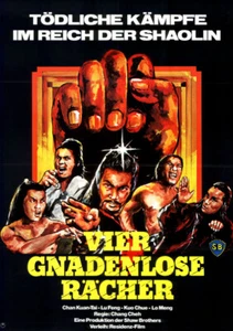 Vier gnadenlose Rächer ORIGINAL A1 Kinoplakat Chang Chen / Chan Kuan-Tai SHAOLIN - Imagen 1 de 1