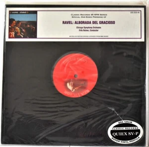 AUDIOPHILE CLASSIC RECORDS USA RAVEL "Alborada Del Gracioso" 200g QUIEX SVP SS - Picture 1 of 2