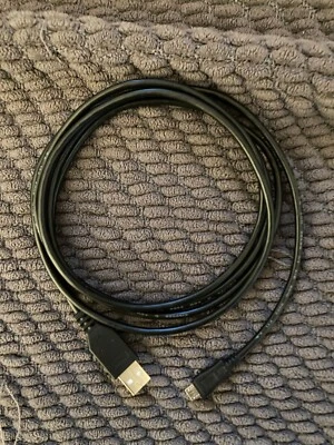 Micro USB-B Cable USB-A Male to USB-B Micro Male 6 ft Tested Excellent Condition - Image 1 of 4