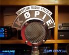 Astatic D-104 Microphone 2 Line Callsign Flag - Ham Radio-Amateur Radio-CB