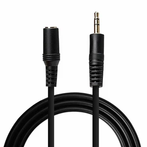 3,5 mm Stereo Klinkenstecker Buchse AUX Verlängerung Kopfhörer Lautsprecher MP3/MP4 Kabel - Bild 1 von 3