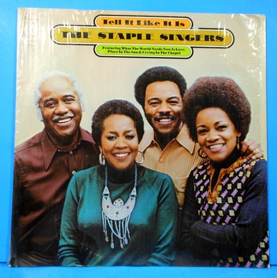 THE STAPLE SINGERS TELL IT LIKE IT IS LP 1972 SHRINK GREAT CONDITION VG++/VG++!! - Image 1 of 4