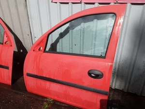 VAUXHALL COMBO 2010 FRONT DOOR N/S PASSENGER SIDE / LEFT HAND SIDE RED - Picture 1 of 2