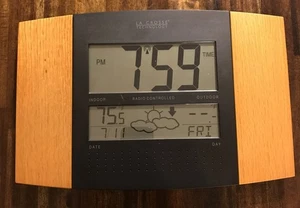 La Crosse Technology Digital Atomic Clock 8157 - Tested And Works Time & Weather - Picture 1 of 4