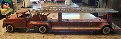 1960-е Tonka Toys Прессованная Сталь Курган Пожарной машины Metalcraft - Изображение 1 из 4