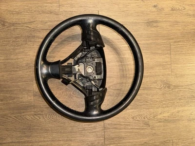 2003-2007 Honda Accord Steering Wheel Black Leather with Cruise Control Stereo - Image 1 of 2