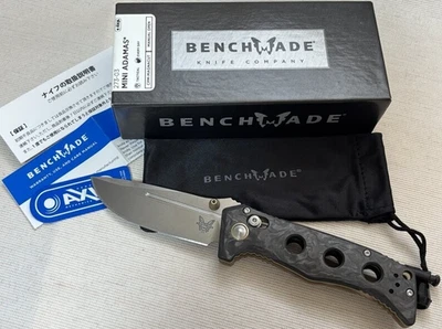 Неиспользованный складной нож Benchmade Mini Adamas CPM S35VN 273 03 из мрамора углеродного волокна - Изображение 1 из 4