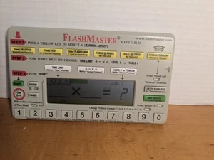 Flash Master Math Tables MT1A Educational Learning Activities Battery TESTED - Picture 1 of 4