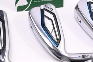 Left Hand Ping G440 Irons / 5-PW+UW / Blue Dot / Regular Flex Ping Alta CB Blue - Picture 1 of 7