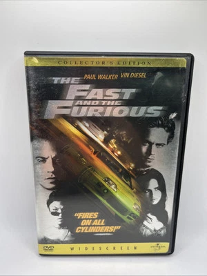 Fast & the Furious (DVD, 2001) Collector’s Edition Widescreen Foto 1 de 3