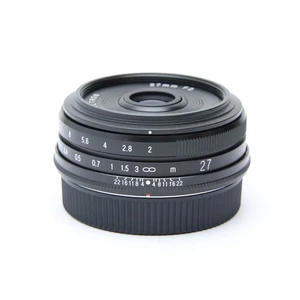 Voigtlander ULTRON 27mm F/2 Black (for Fujifilm X mount) -MINT- #428 - Picture 1 of 12