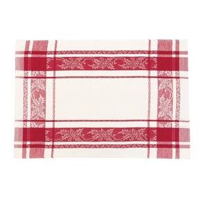Mantel individual Jacquard Holly, 13" x 19" - Imagen 1 de 3