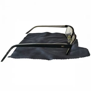 Tommy Hilfiger Glasses Black Full Rim Plastic Frames R: (-2.50) L: (-2.25) - Picture 1 of 3