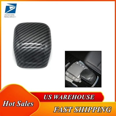 For Mercedes Benz A Class 2018-2022 Black Gear Shift Knob Cover Trim Sticker ABS - Изображение 1 из 4