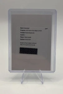 2024-25 Panini Prizm Black Matas Buzelis RC Rookie Signatures Auto Redemption - Picture 1 of 2
