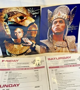 Stargate Sg1, 2 Hand Signed 8x10 photos Peter Williams Vulkon 2002 Show Orlando - Picture 1 of 8