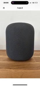 Apple Home Pod Schwarz 1. Generation - Photo 1/2