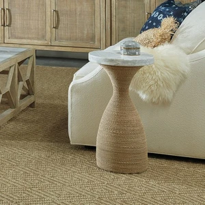 Hooker Furniture 6015-50003-00 Surfrider 14" Round Coastal Luxury - Beige - Picture 1 of 3