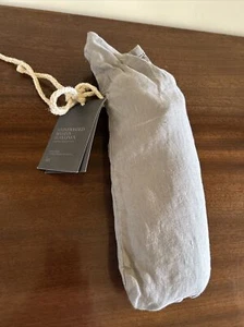 2 Restaurationsbeschläge Stonewashed Belgian Flax Linen King Sham Fog NEU - Bild 1 von 3