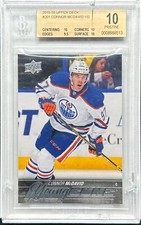 2015-16 Upper Deck Connor McDavid Young Guns Rookie Card RC #201 BGS 10 PRISTINE