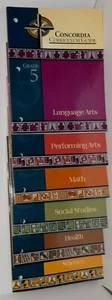 Lot of 6 Concordia Christian School Curriculum Guides / Grade 5 FREE SHIPPING !! - Picture 1 of 5
