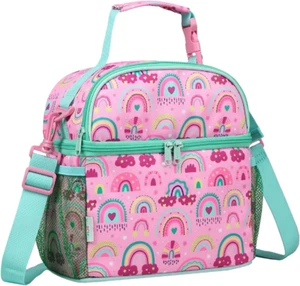 Lunch Box Bag for Kids, Insulated Double Compartments 8.5L Large Cooler Lunch To - Picture 1 of 12