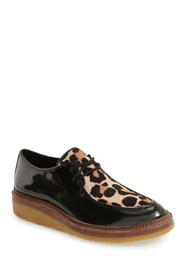 Derby de pelo de becerro genuino Pour La Victoire Jessa, puntera sin usar, talla 9,5, $295, nuevo con caja Foto 1 de 4