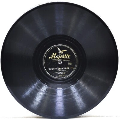 LOUIS PRIMA "Sentimental Journey / There I've Said It Again" 78RPM Majestic 7140 - Image 1 of 4