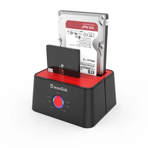 WAVLINK USB 3.0 SATA for 2.5"/3.5" Hard Drive Docking Station Offline Clone UASP - Bild 1 von 7