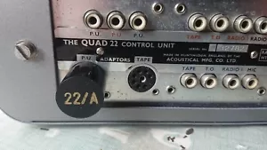 Quad II 22 Vorverstärker Phono Adapter. Typ A (neu hergestellt in Großbritannien) - Bild 1 von 6