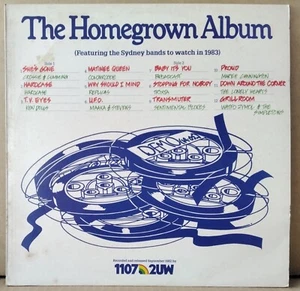 THE HOMEGROWN ALBUM 1107-2UW 1982 UNDISCOVERED SYDNEY BANDS YPRX 2020 AUS LP - Picture 1 of 4