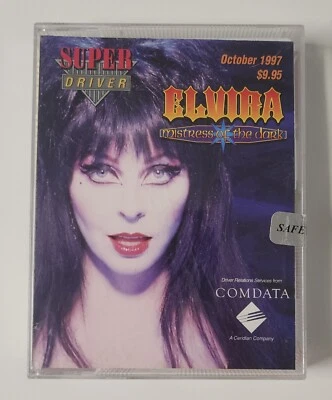 Super Drive Elvira Mistress of Dark Cassette October 1997 Rare W/ Fast Shipping! - Image 1 of 4