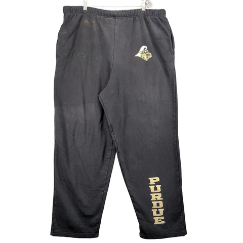 TCX Apparel Purdue University Boilermakers Sweatpants Mens Size XL Black Logo Cover