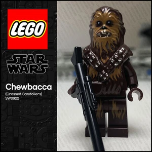 ORIGINAL LEGO Star Wars Minifigura Chewbacca - Bandoliers Cruzados sw0922 75212 - Imagen 1 de 5