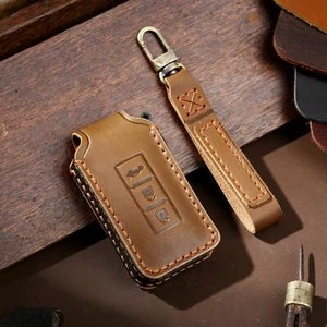 For Mitsubishi Outlander Sport 2011-20 Leather Remote Fob Key Case Cover Holder - Bild 1 von 12