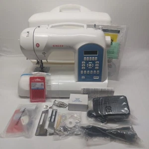 NEW Complete Singer Sewing Machine Curvy 8780 With Accessories Mint Condition - Picture 1 of 24