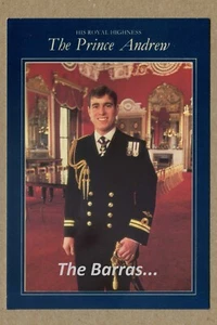 HIS ROYAL HIGHNESS Prince Andrew in Royal Navy 1884 Heritage Series POSTCARD - Picture 1 of 2