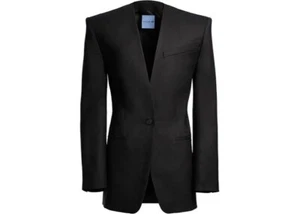 Thierry Mugler & H&M Women’s BLACK OVERSIZE WOOL BLAZER X-SMALL New & Authentic - Picture 1 of 1