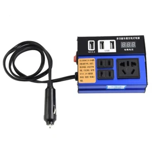 F??r Auto Auto-Wechselrichter Car Inverter 4 Ports DC12V 24V To DC110V/220V - Bild 1 von 21