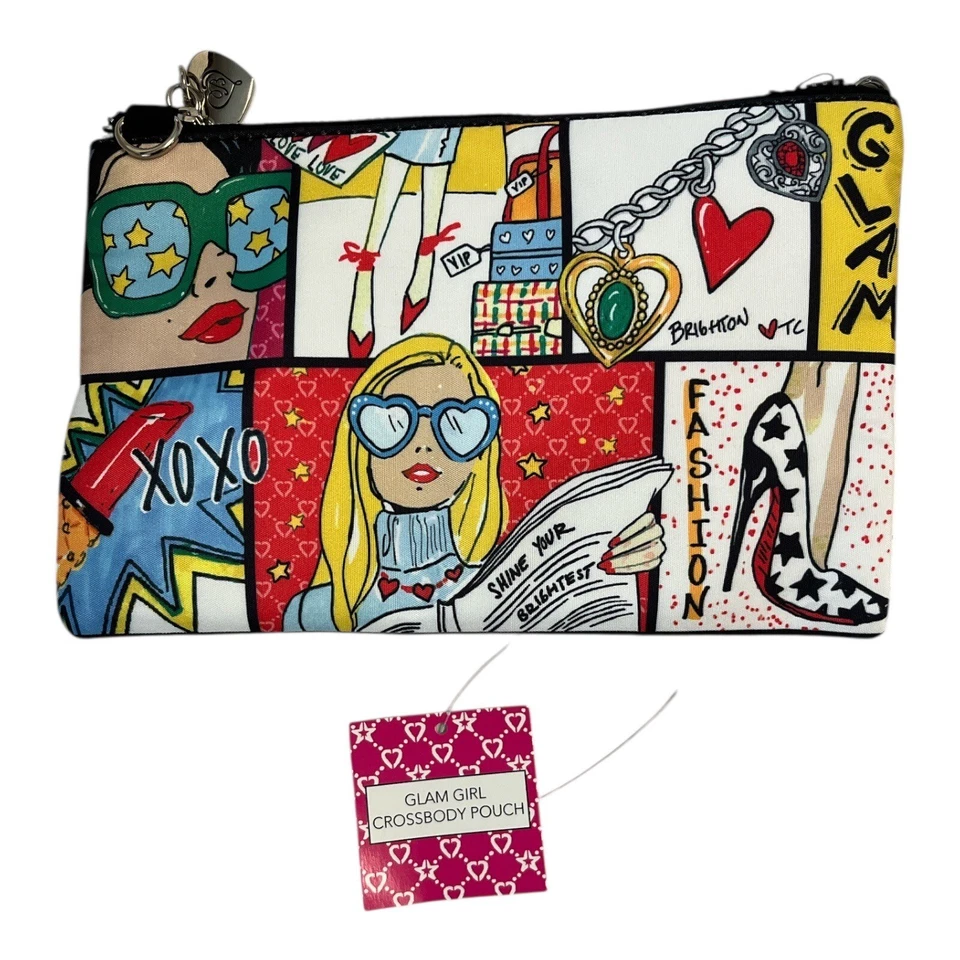Brighton Glam Girl Crossbody Pouch- Purse Handbag Tom Clancy Art