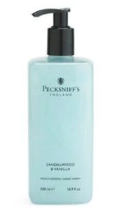 Pecksniff's England SANDALWOOD & VANILLA Moisturizing Hand Wash ~ 16.9 fl.oz. - Picture 1 of 2